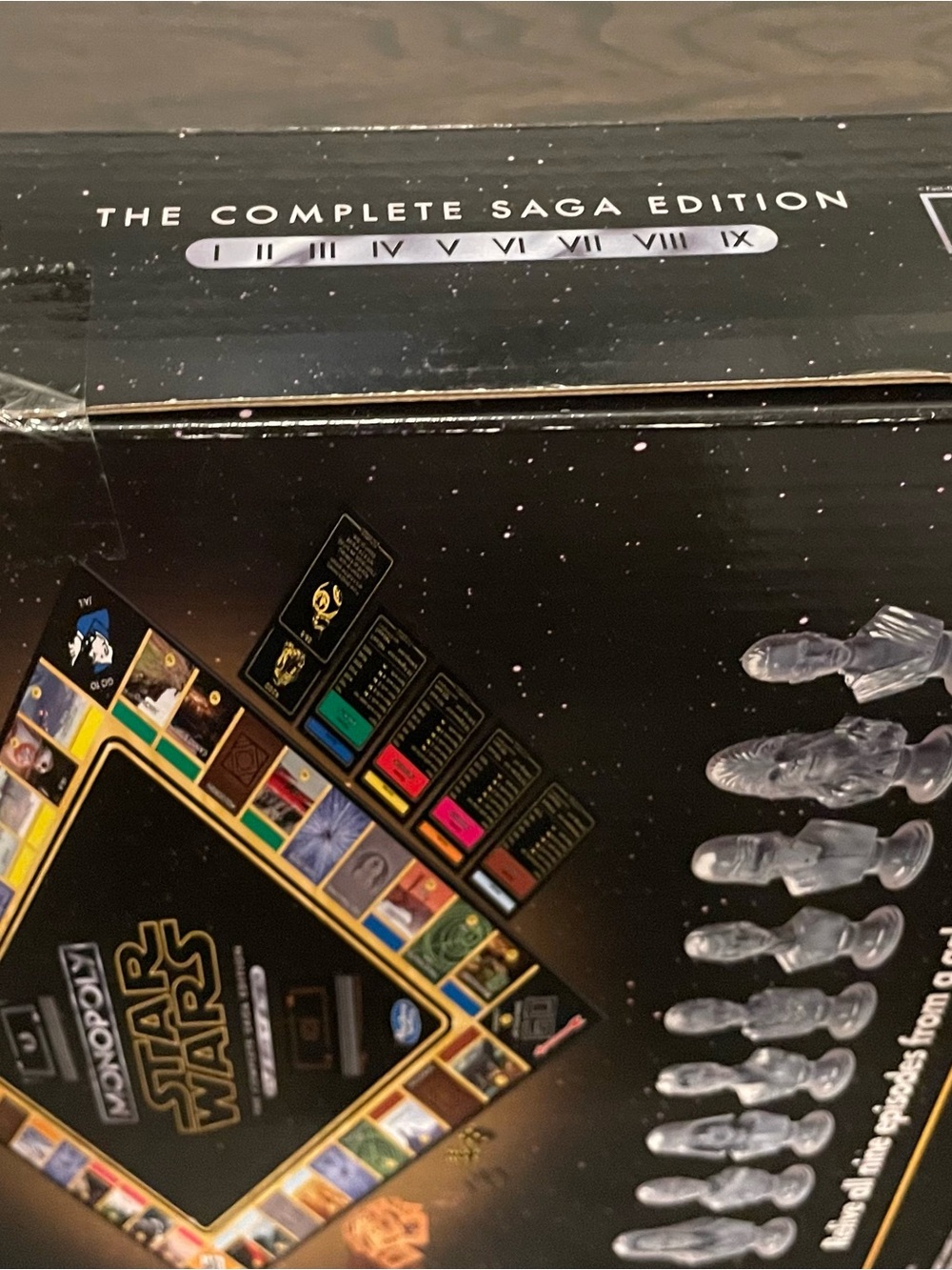 Unopened Hasbro Monopoly Star Wars Complete Saga Edition - Black & Gold - Picture 7 of 8